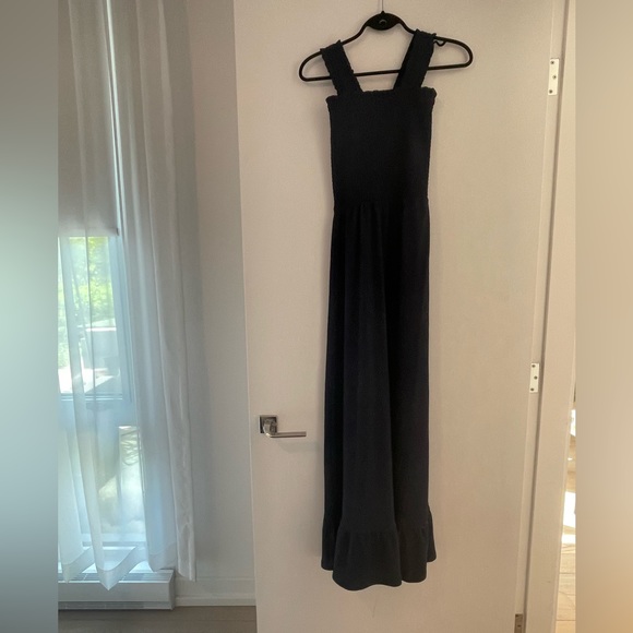 MICHAEL KORS DEEP BLUE MAXI DRESS (XS) - like new - Picture 3 of 3